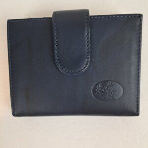 Buxton Heiress Double Cardex Bifold Wallet Navy Blue